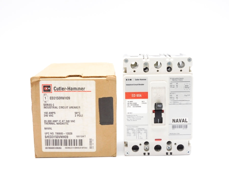 CUTLER HAMMER ED3150VWH09 SER. C 240VAC 150A NSMP