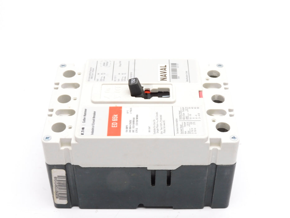 CUTLER HAMMER ED3150VWH09 SER. C 150A 240VAC NSMP