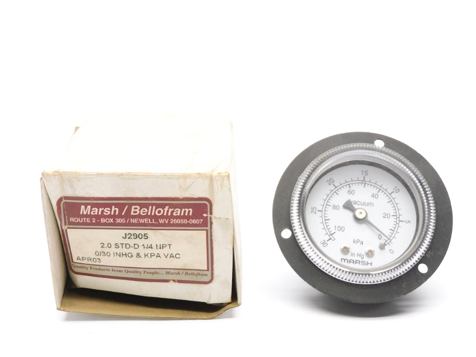 MARSH/BELLOFRAM J2905 0/30"HG NSMP