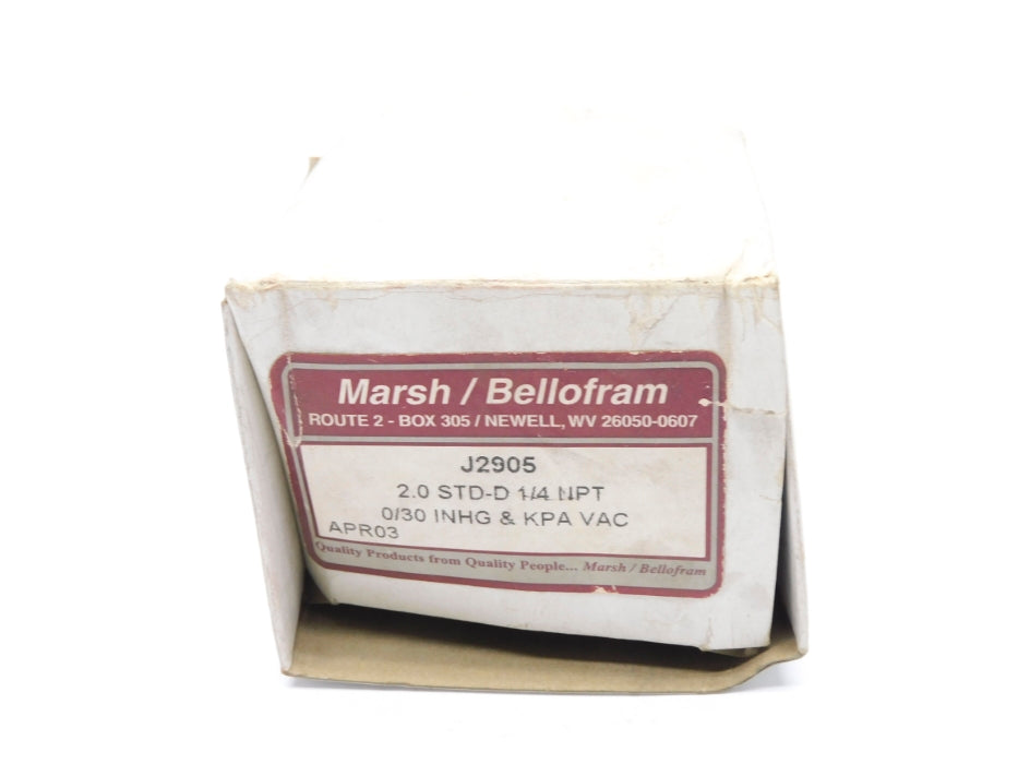 MARSH/BELLOFRAM J2905 0/30"HG NSMP