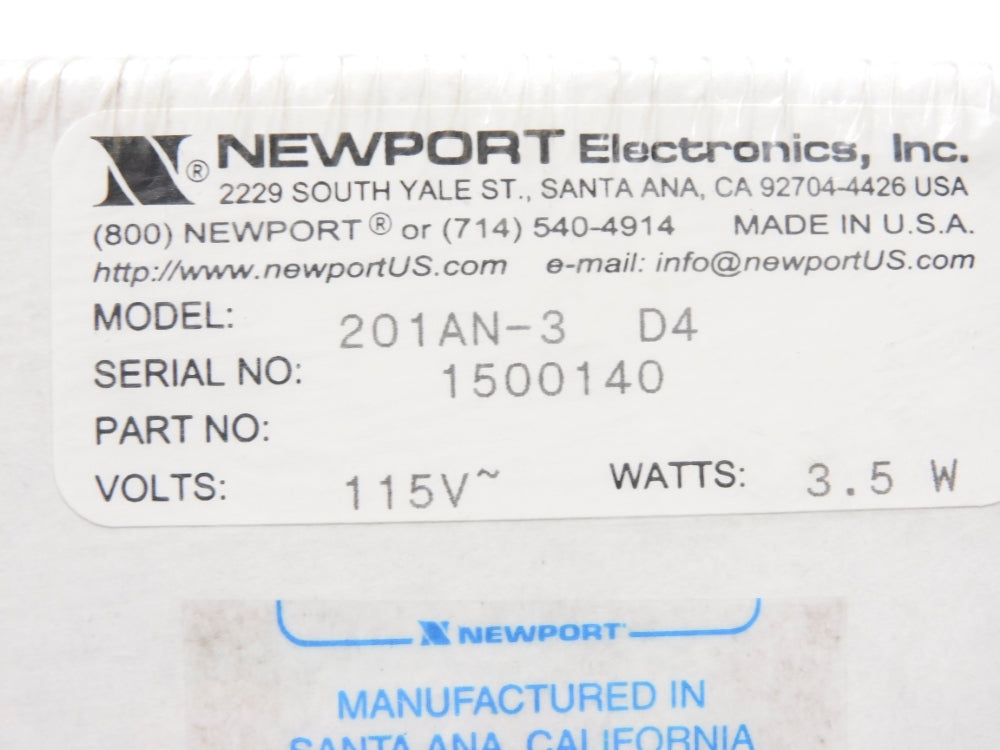 NEWPORT 201AN-3 D4 NSFS