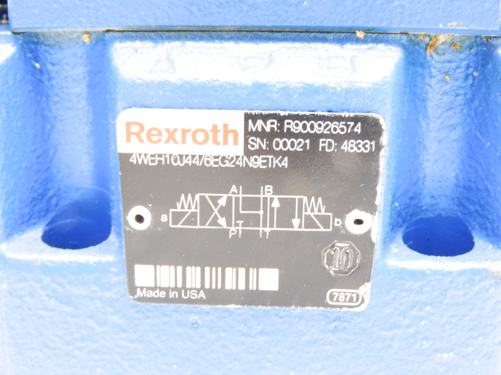 REXROTH 4WE6J60/EG24N9K4 R900561288 24VDC NSNP