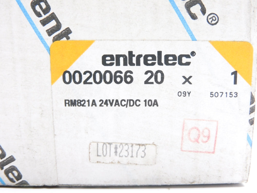 ENTRELEC 002006620 RM821A 24VAC/DC 10A NSMP