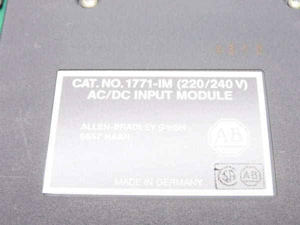 ALLEN BRADLEY 1771-IM (220/240VAC/DC ) UNMP