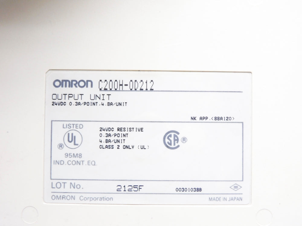 OMRON C200H-OD212 UNMP
