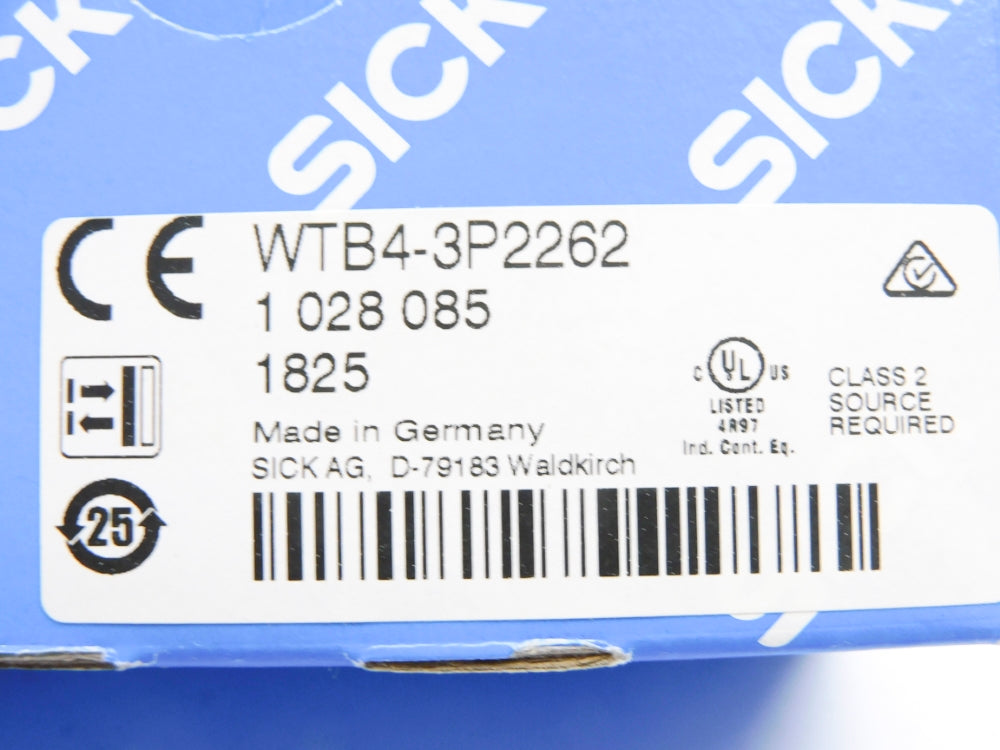 SICK WTB4-3P2262 1028085 10-30VDC NSMP