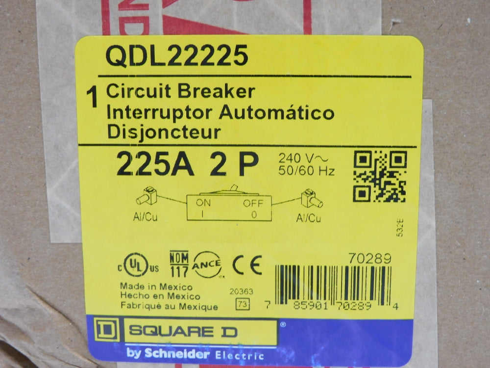 SQUARE D QDL22225 225A 240V NSFS