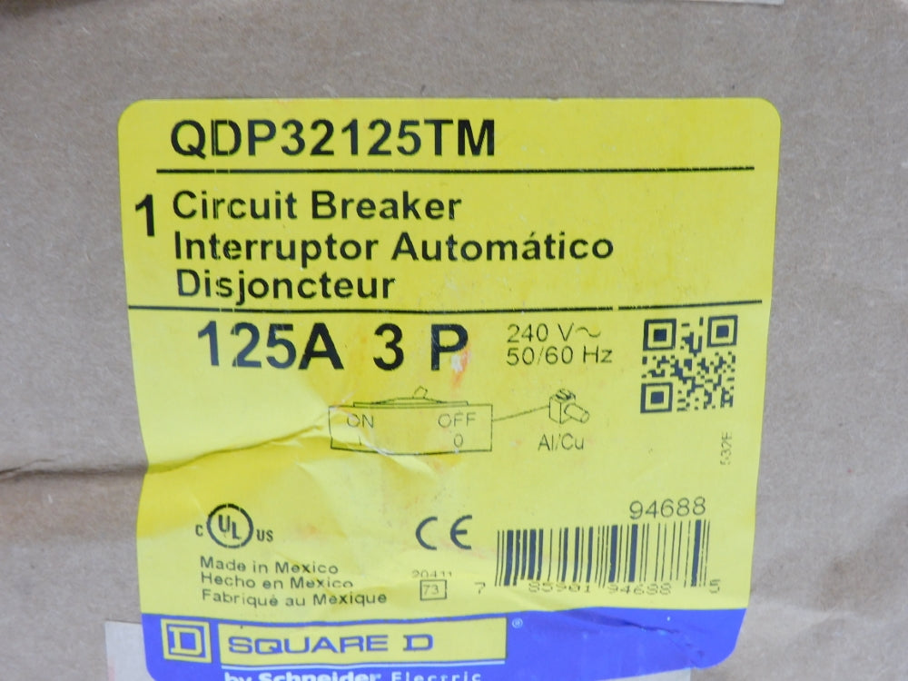 SQUARE D QDP32125TM 125A 240V NSFS