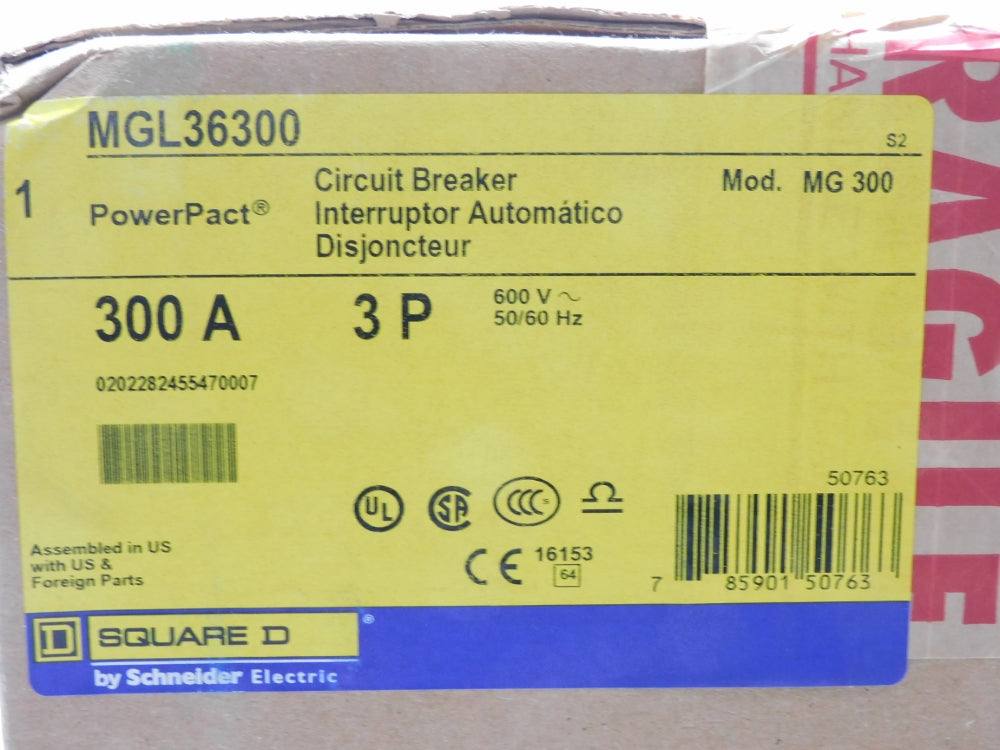 SQUARE D MGL36300 300A 600V NSFS