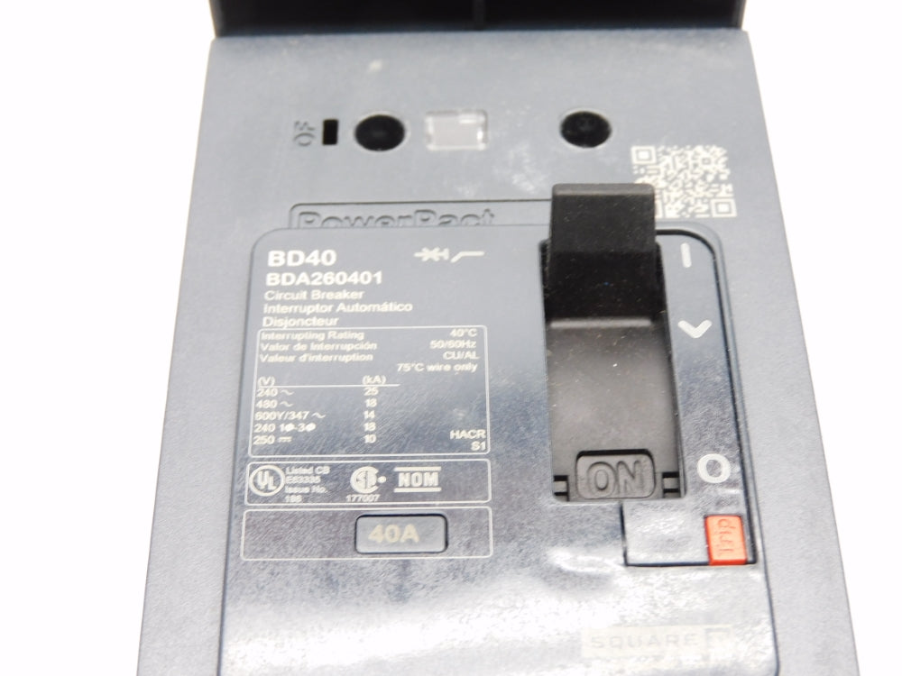 SQUARE D BDA260401 480V 40A NSMP