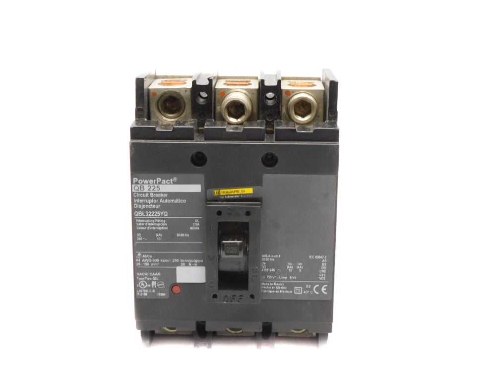 SQUARE D QBL32225YQ 225A 240V UNMP
