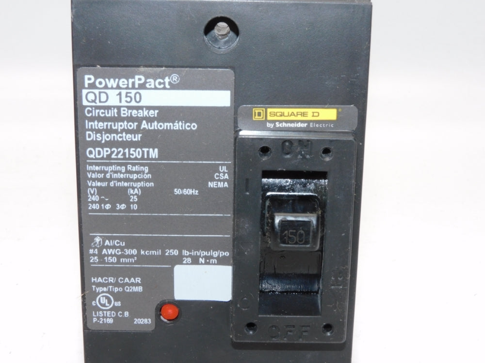 SQUARE D QDP22150TM 150A 240V NSMP