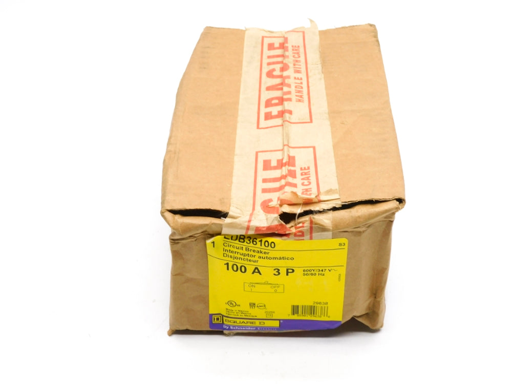 SQUARE D EDB36100 100A 600/347V NSFS