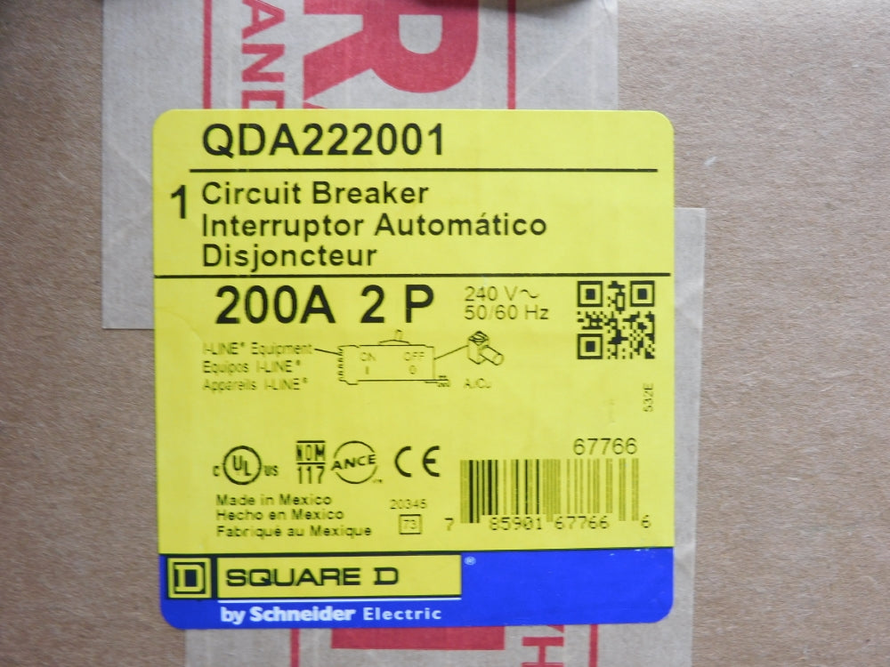 SQUARE D QDA222001 240V 200A NSMP