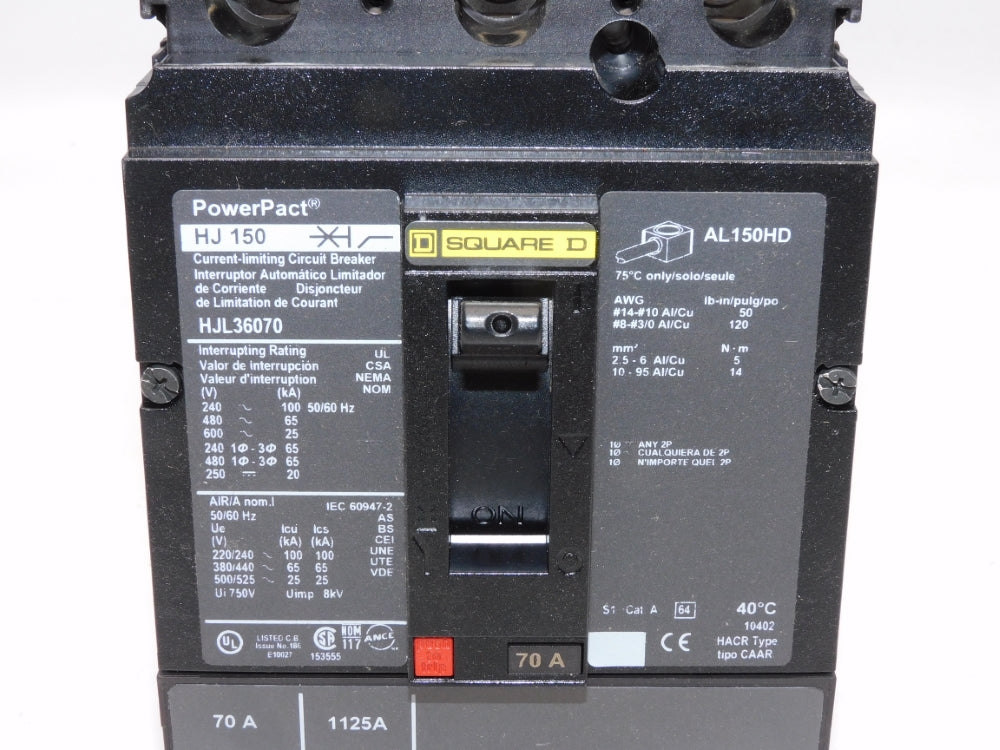SQUARE D HJL36070 70A 600V NSMP
