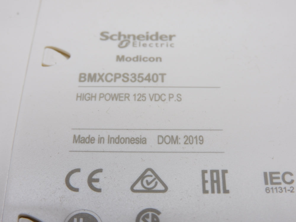 SCHNEIDER ELECTRIC BMXCPS3540T NSMP