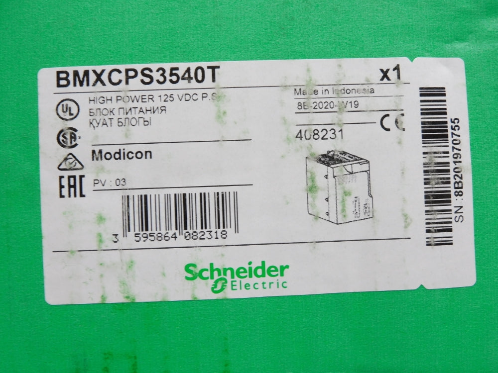SCHNEIDER ELECTRIC BMXCPS3540T NSMP