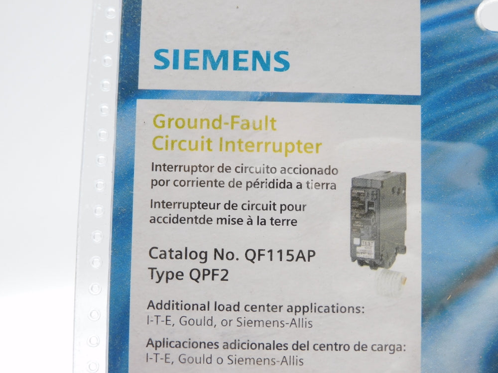 SIEMENS QF115AP 15A 120V NSMP