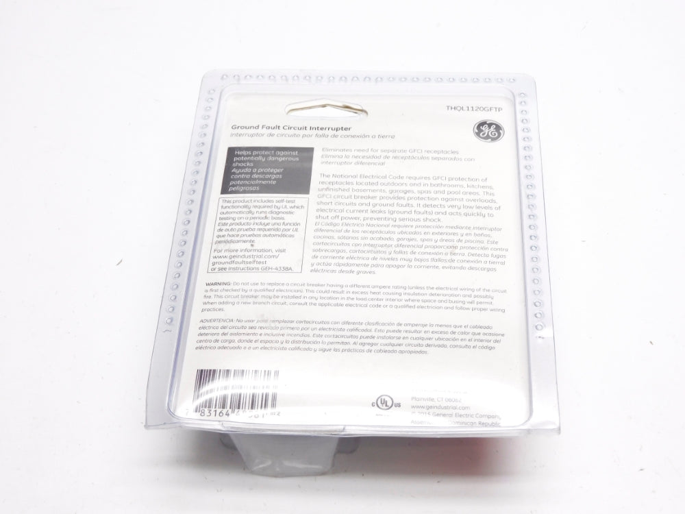 GENERAL ELECTRIC THQL1120GFTP 20A 120VAC NSMP