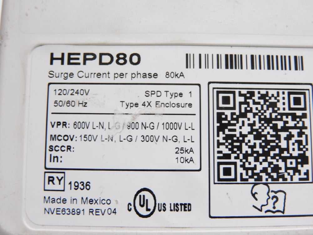 SQUARE D HEPD80 UNMP