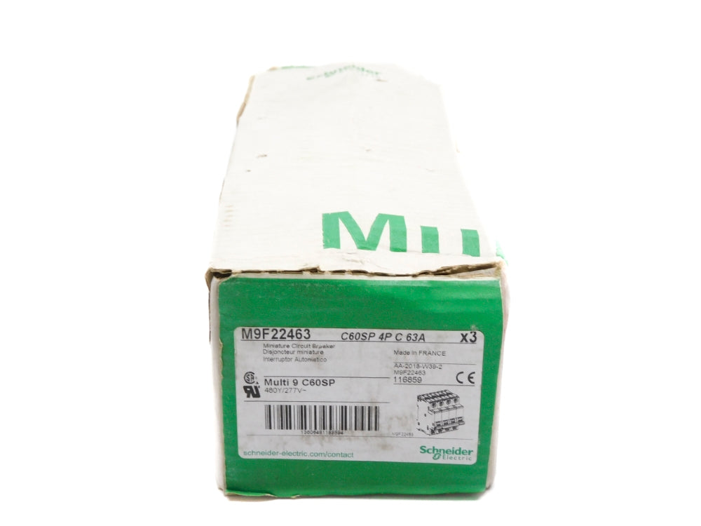 SCHNEIDER ELECTRIC M9F22463 480/277V 63A (PKG OF 3) NSFS