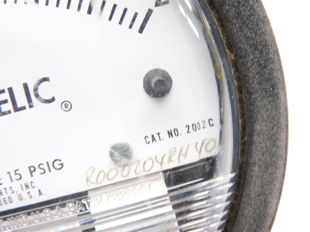 DWYER 2002C 0-2"H2O 15PSIG UNMP