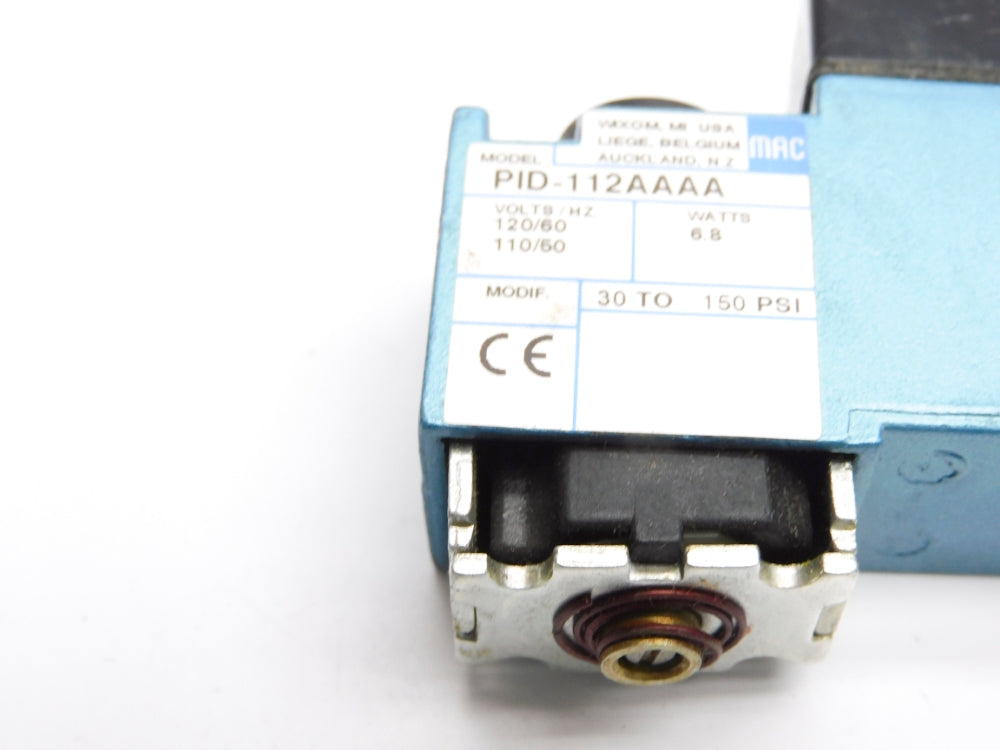 MAC PID-112AAAA 110/120V 30-150PSI (AS IS) UNMP
