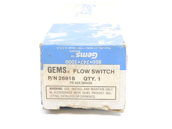 GEMS FS-925 26918 1GPM/H2O NSMP