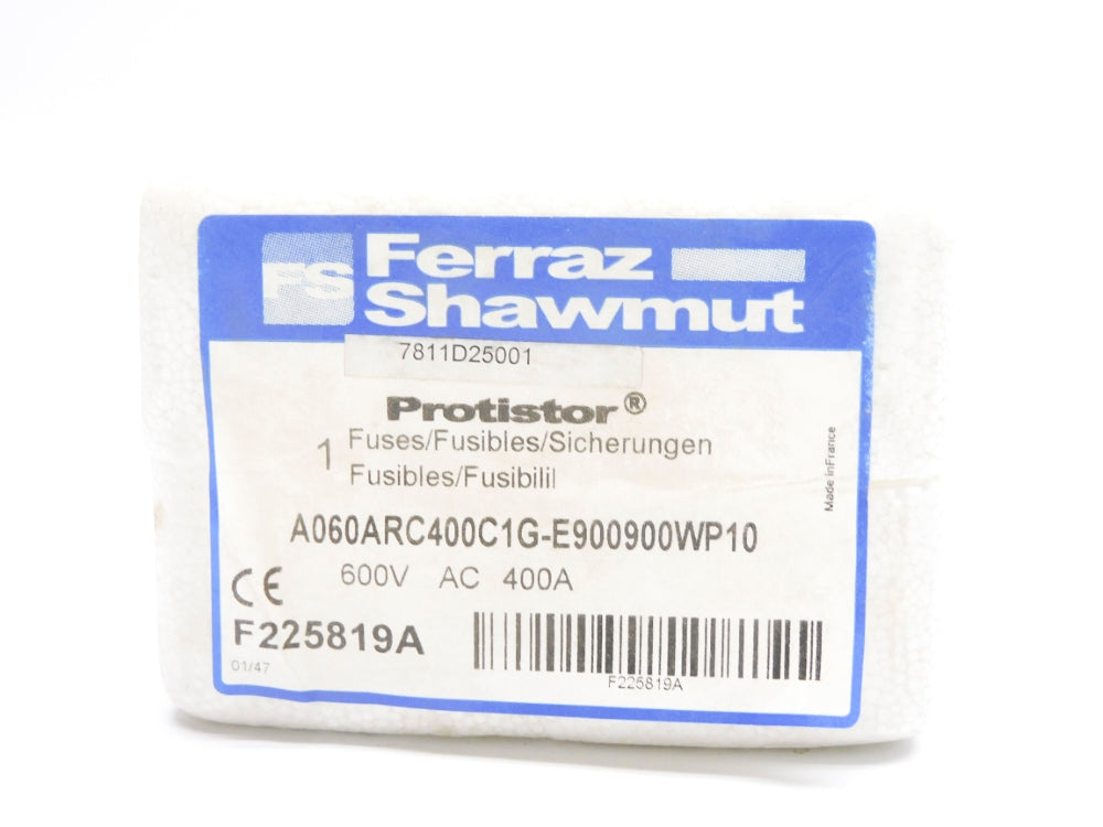 FERRAZ SHAWMUT A060ARC400C1G-E900900WP10 600VAC 400A NSMP