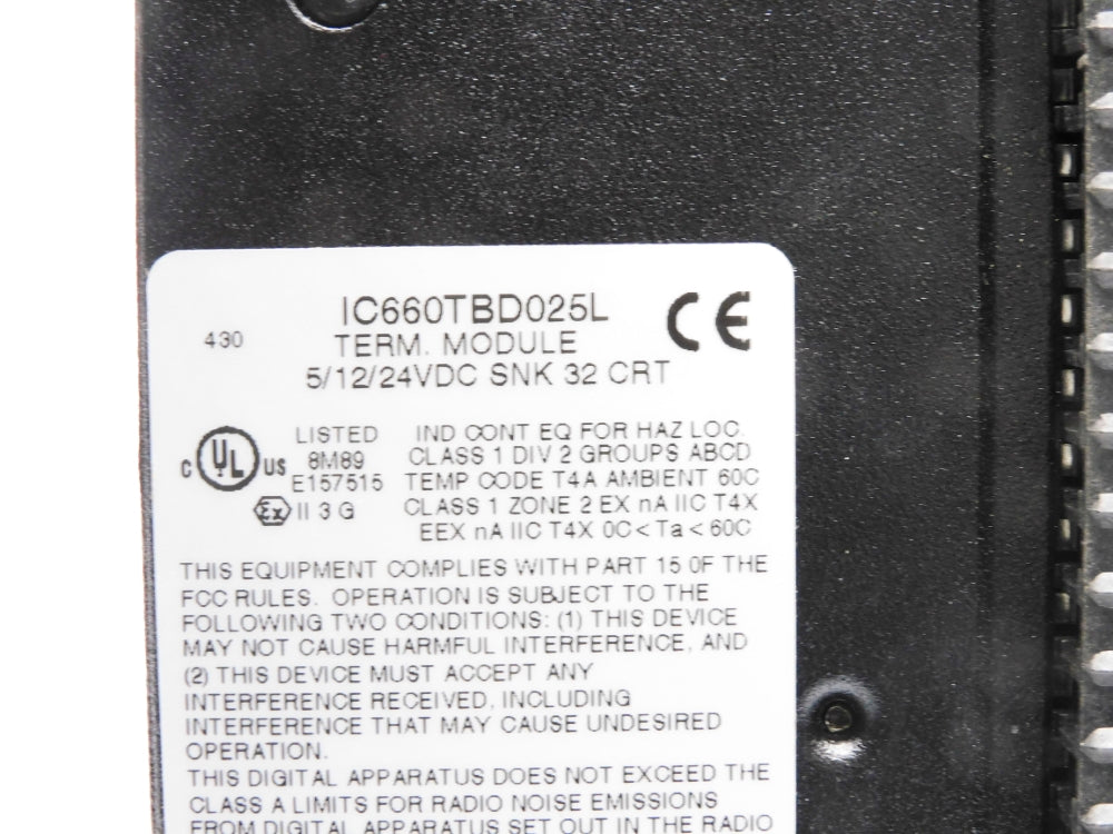 FANUC IC660EBD025V NSNP
