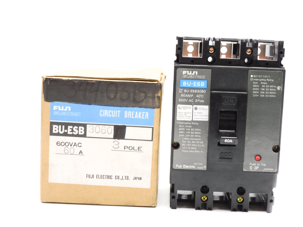 FUJI ELECTRIC BU-ESB3060 60A 600VAC NSMP