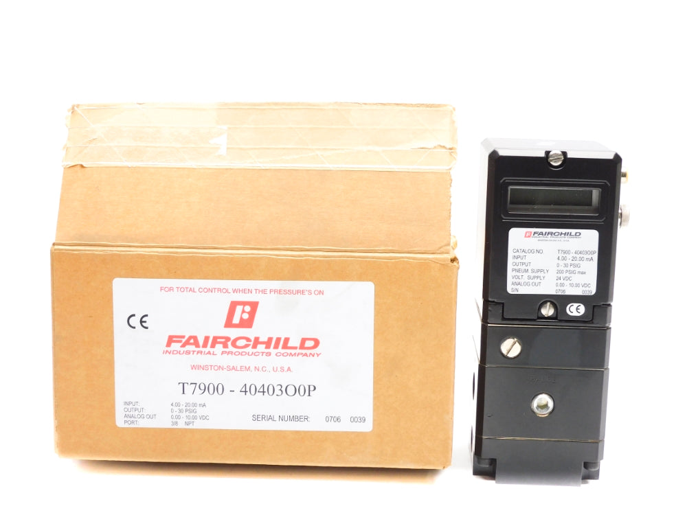FAIRCHILD T7900-40403O0P 0-30PSIG NSMP