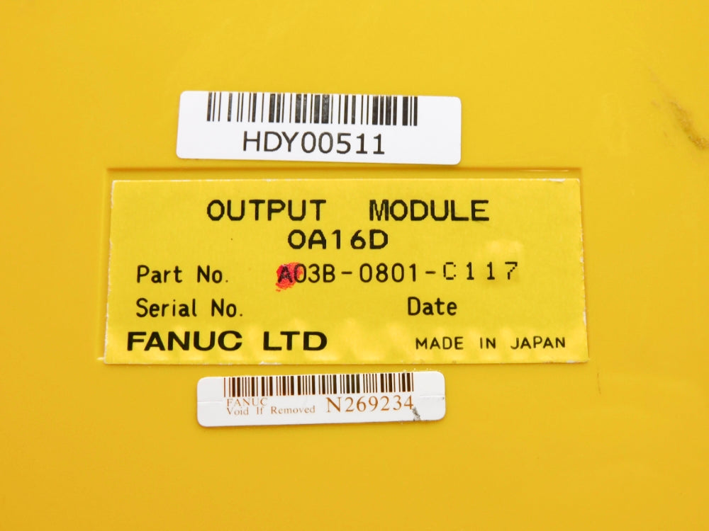 FANUC A03B-0801-C117 OA16D UNMP