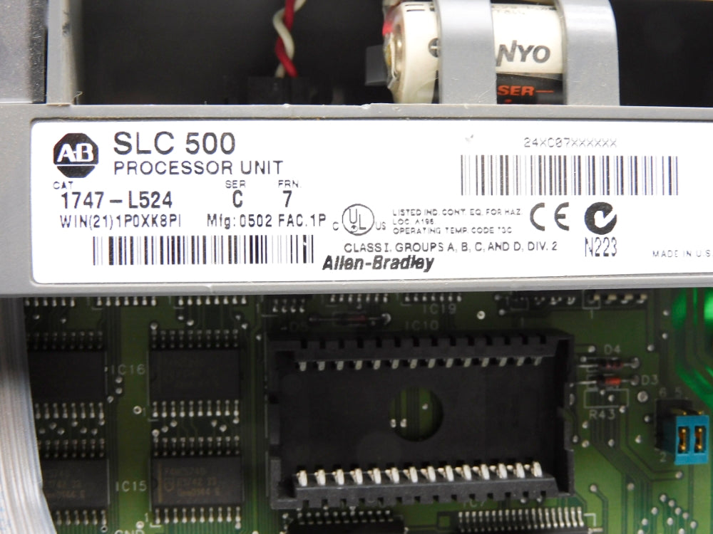 ALLEN BRADLEY 1747-L524 SER. C F/W 7 NSNP