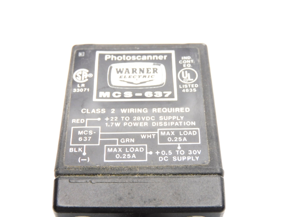 WARNER ELECTRIC MCS-637 UNMP