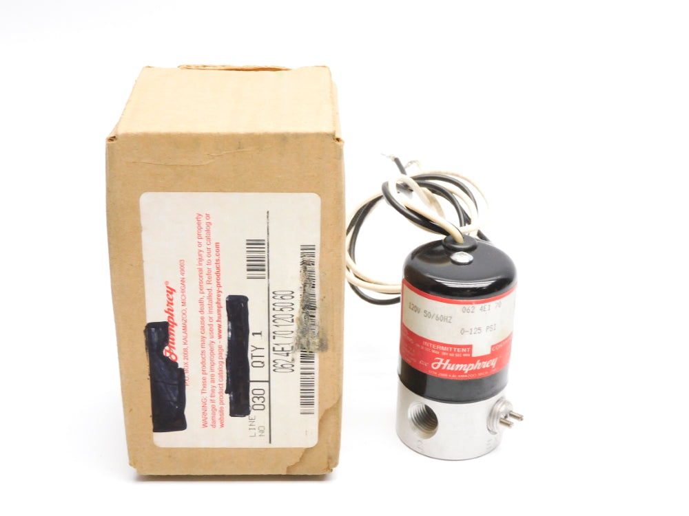 HUMPHREY 0624E1701205060 120/50-60 0-125PSI NSMP