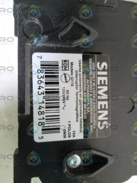SIEMENS Q115 * NEW NO BOX *