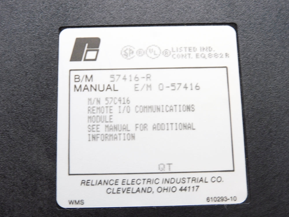 RELIANCE ELECTRIC 57C416 57416-R UNMP