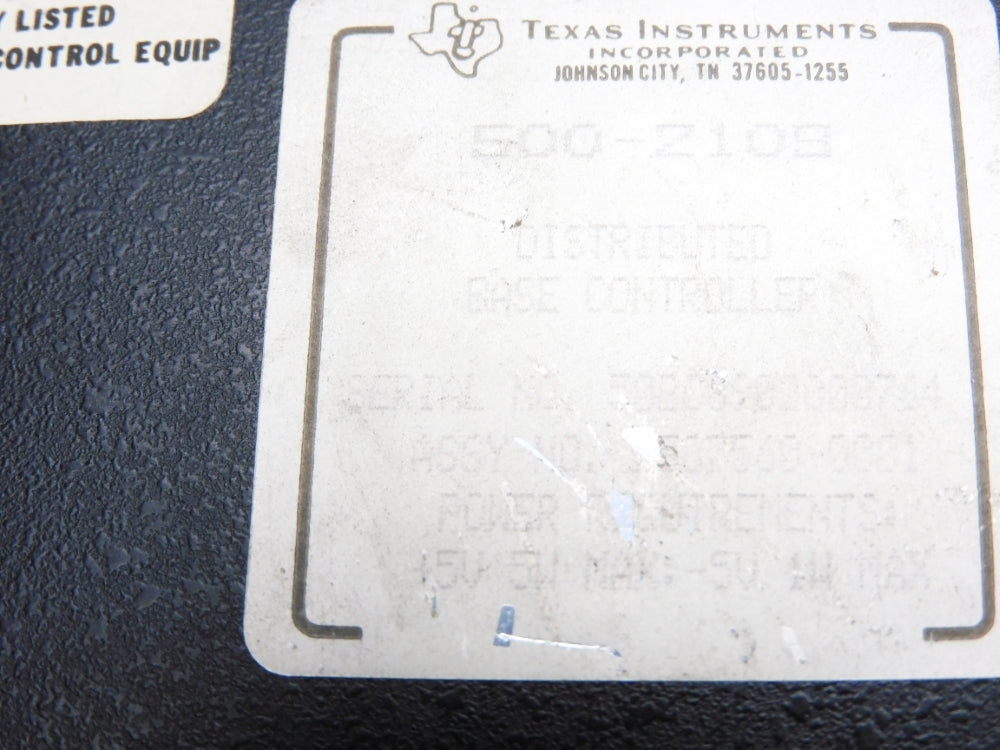 TEXAS INSTRUMENTS 500-2109 UNMP