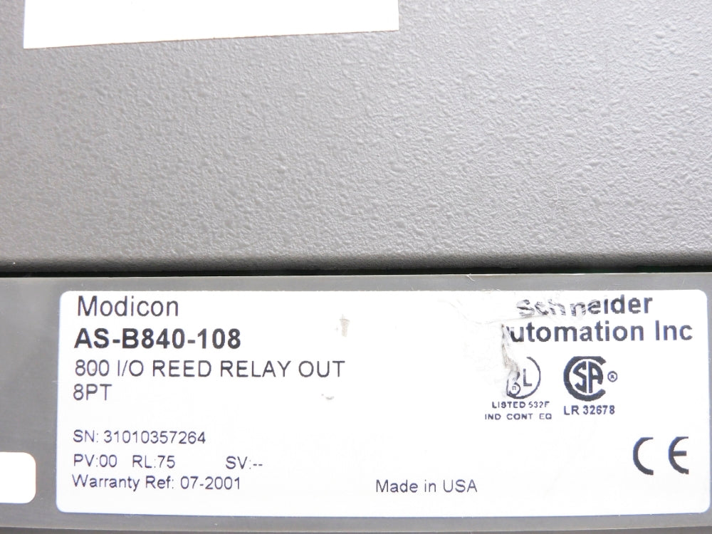 SCHNEIDER ELECTRIC AS-B840-108 UNMP