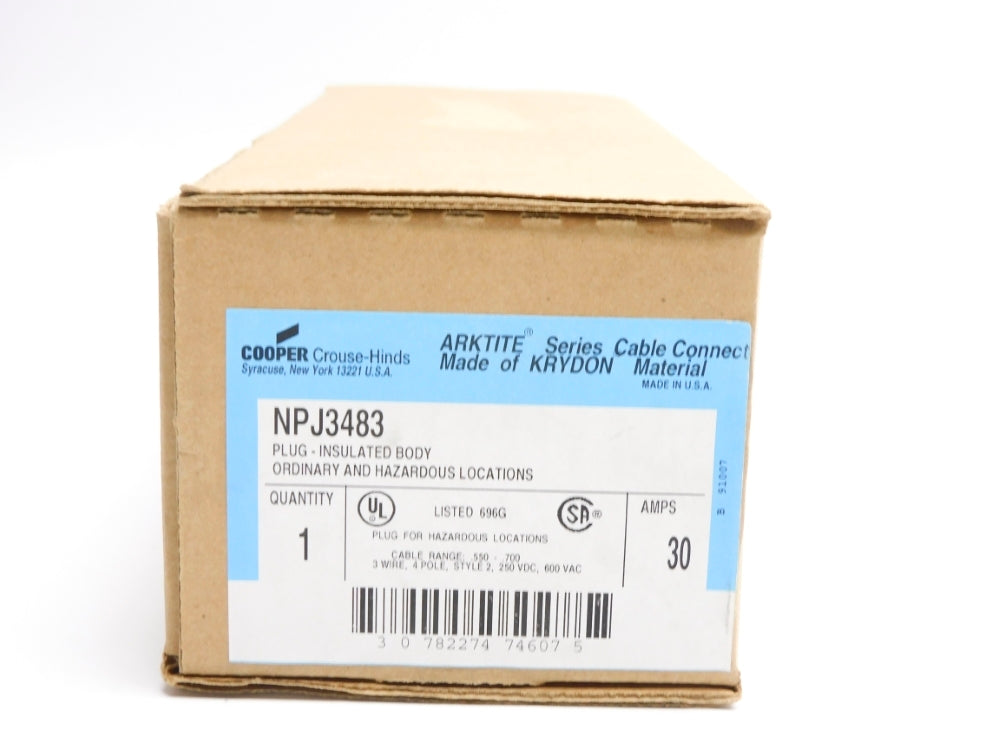 CROUSE HINDS NPJ3483 600VAC 30A NSMP