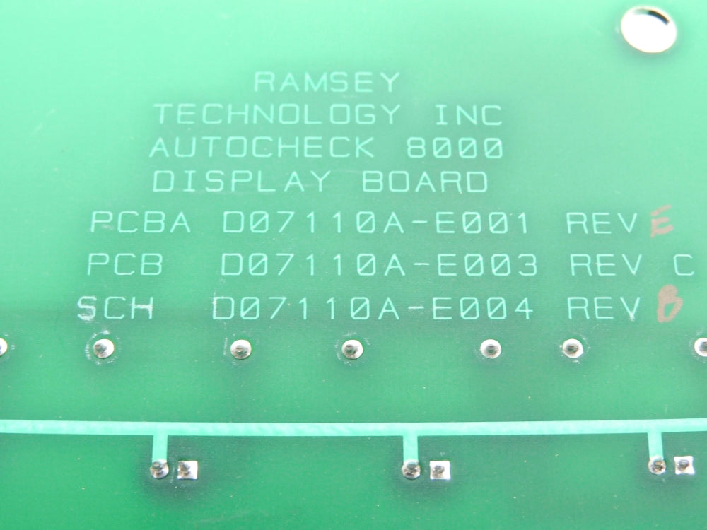 RAMSEY TECHNOLOGY D07110A-E003 REV. C NSNP