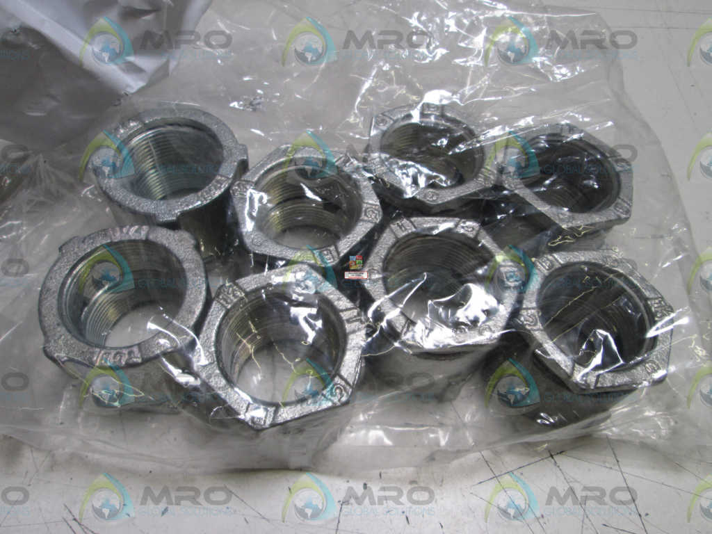 LOT OF 8 APPLETON 1 1/4" COUPLING CONDUIT EC 125 4-125 *NEW NO BOX*
