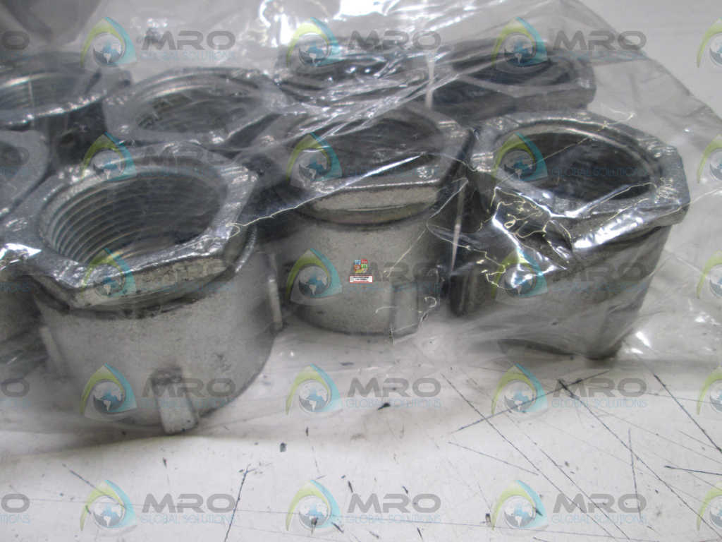 LOT OF 8 APPLETON 1 1/4" COUPLING CONDUIT EC 125 4-125 *NEW NO BOX*