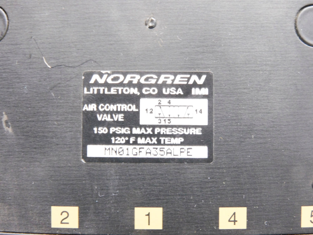 NORGREN MN01GFA35ALPE 24V 150PSIG NSNP