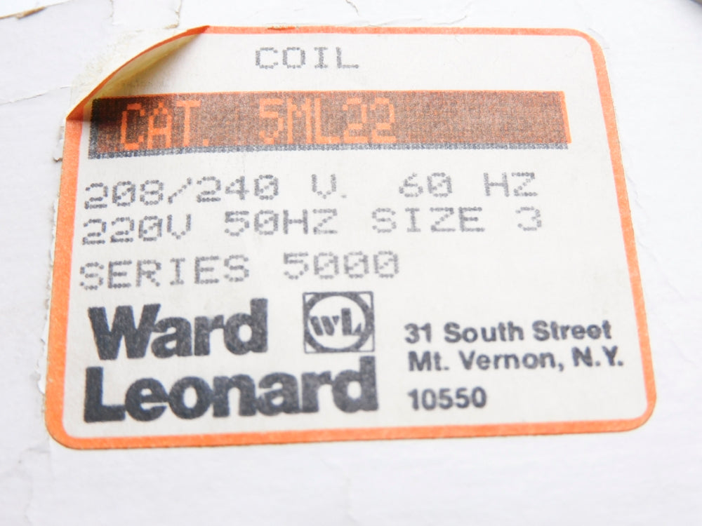 WARD LEONARD 5ML22 NSMP