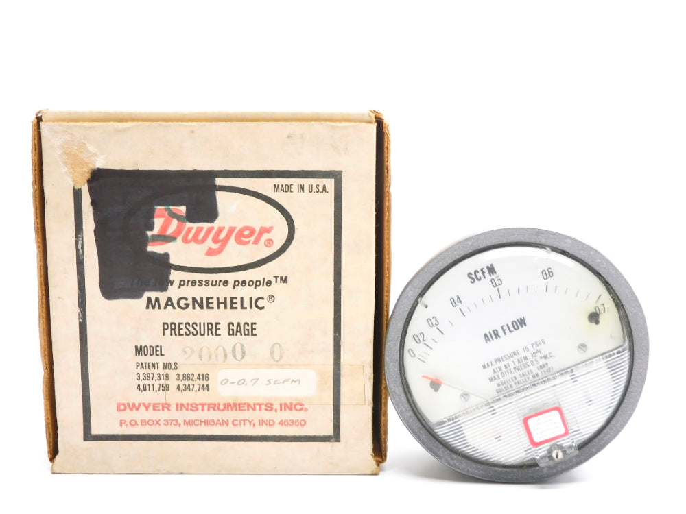DWYER 2000-0 0-0.7SCFM NSMP