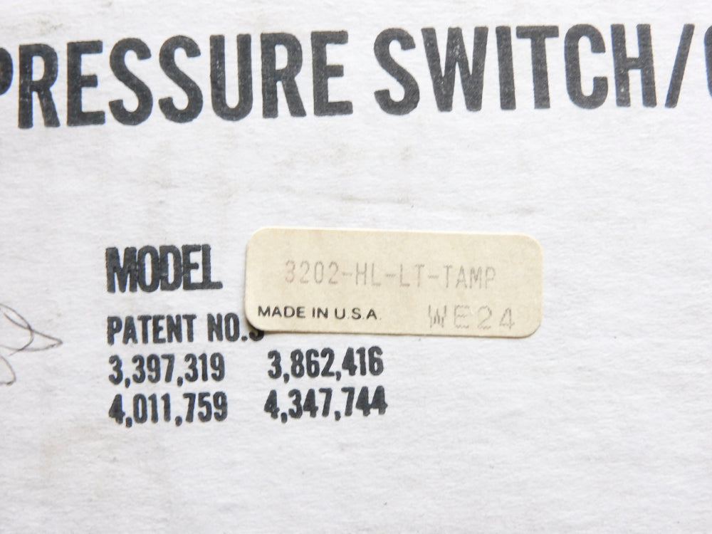 DWYER 3202-HL-LT-TAMP 25PSIG NSMP