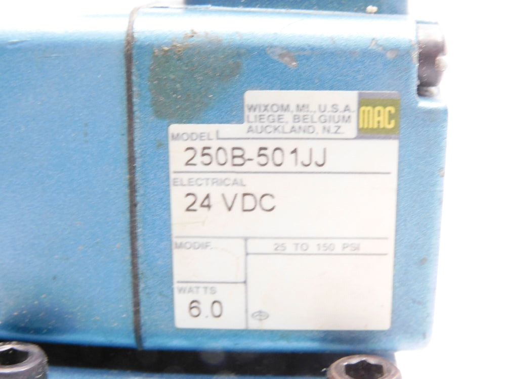 MAC 57C-13-501JJ 24VDC 150PSI UNMP
