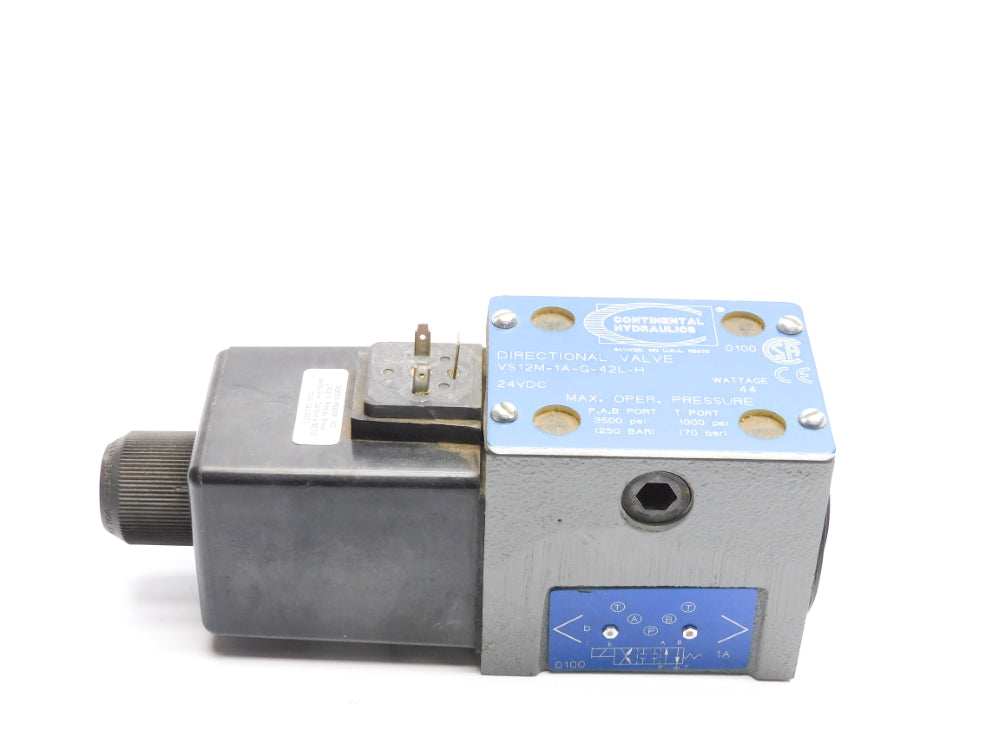 CONTINENTAL HYDRUALICS VS12M-1A-G-42L-H 24VDC 3500PSI NSNP